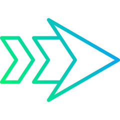 Futuristic HUD Arrow