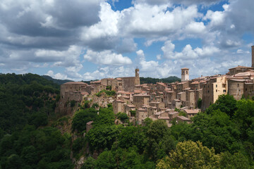 Sorano, historic town in Grosseto province, Tuscany