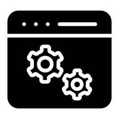 settings glyph icon