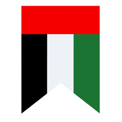 Flag of UAE illustration
