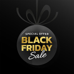 Sale banner with 70, 80, 90 percent price off label, icon or tag. Winter discount balls with bow and ribbon. Christmas holiday promotion card design. Vector illustration.