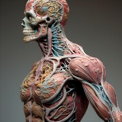 a model of a human body
