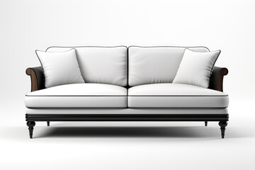 modern sofa with traditional furniture professional photography