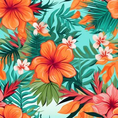 Tropical Escape to Paradise Pattern