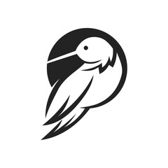 colibri logo template Isolated. Brand Identity. Icon Abstract Vector graphic