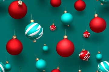 Christmas ball background. Collection different Christmas ball template. 