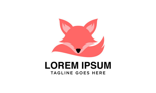 unique and cute fox logo design