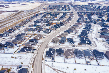 Aerial view of Stonebridge, Saskatoon