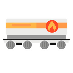 train flat design 