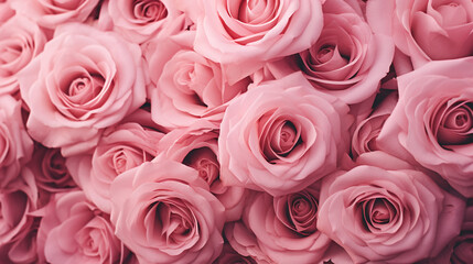 pink roses background