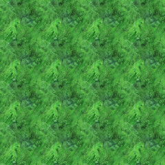 Watercolor green abstract seamless pattern for background design illustrations of spring, Easter, St Patrick, green grass, summer greenery