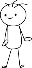 Hand Drawn Stickman