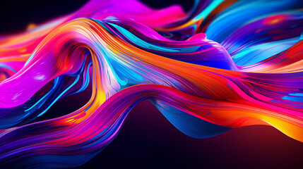 abstract background with waves