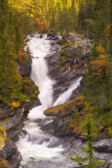 Foss ved Ulaelva i Rondane nasjonalpark i Norge, Marcinfossen