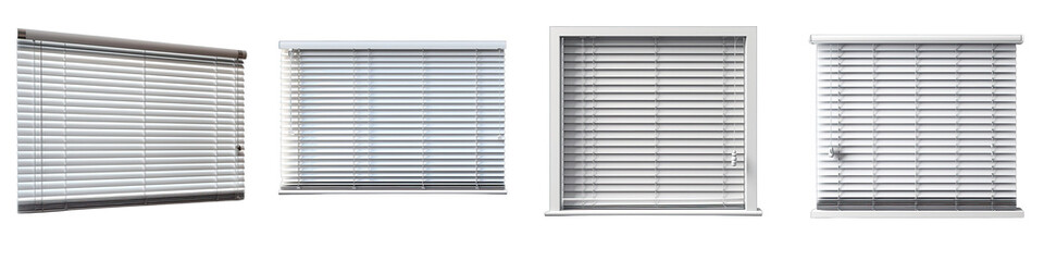 Window blind  Hyperrealistic Highly Detailed Isolated On Transparent Background Png File