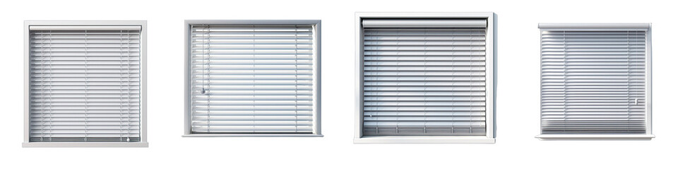 Window blind  Hyperrealistic Highly Detailed Isolated On Transparent Background Png File - obrazy, fototapety, plakaty
