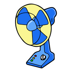 fan vector illustration