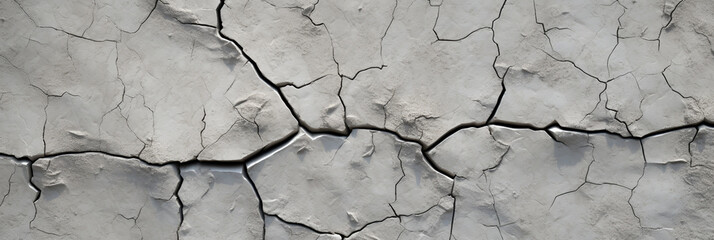 Fototapeta premium CRACK ON OLD DIRTY WALL HORIZONTAL IMAGE. legal AI