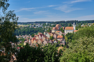 Fototapeta na wymiar panorama of the town
