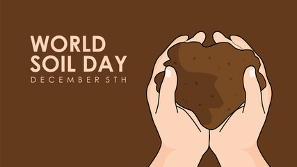 world soil day banner template vector