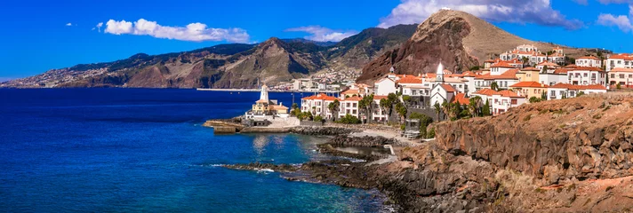 Foto op Canvas Madeira island scenery, Ponta das Gaivotas , picturesque viewpoint Quinta do Lorde in eastern part near Canical town. © Freesurf