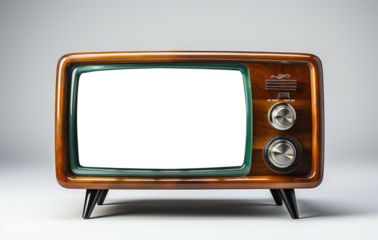 retro vintage television model, generative ai