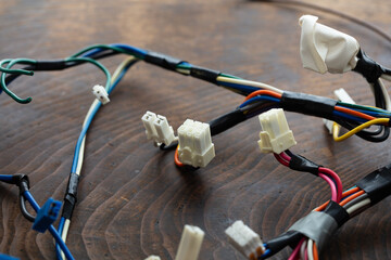 Wire harness, custom made wire bundles for electronic equipment.