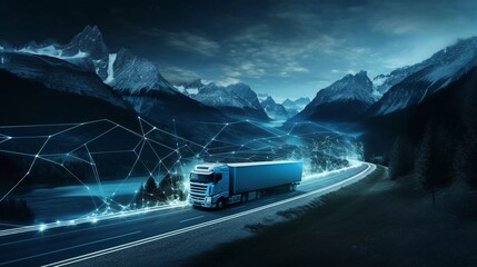 Transport Logistics Technology - trucking, road freight, delivery