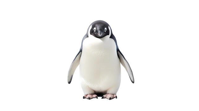 Penguin on transparent background