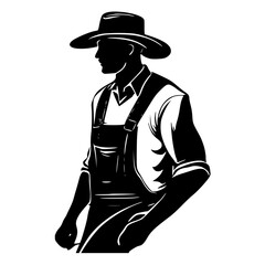 farmer vector illustration