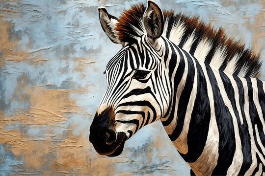 image of a zebra's head