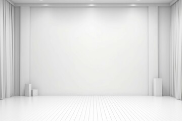 Blank backdrop. Background. Mockup. Template design. Generative AI
