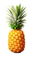 Fototapeta premium Pineapple in png isolated