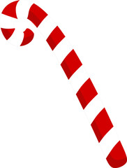 Fototapeta na wymiar Christmas lollipop stick.