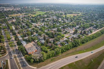 Fototapeta premium Eastview neighborhood of Saskatoon
