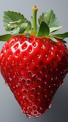 Photo of delicious strawberries.