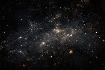 Naklejka premium A dense group of stars forming a star cluster, illustrating the concept of stellar gatherings