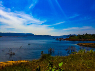 View of one of the dams in Indonesia
