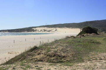 Vista de playas en Tarifa, C&aacute;diz