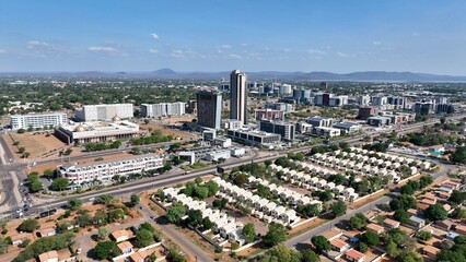 Central Business District (CBD) in Gaborone, Botswana, Africa