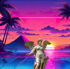 Sculpture on the beach