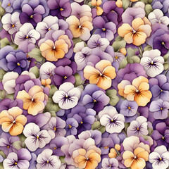 Artistic background of a floral pattern