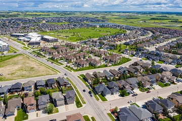Aerial view of Stonebridge, Saskatoon