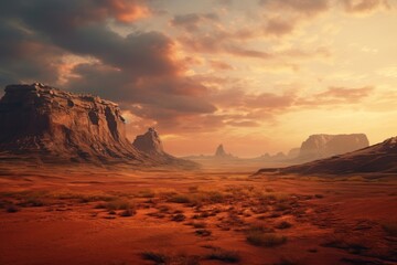 Majestic Desert Landscapes.