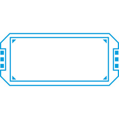 Abstract Frame Futuristic 
