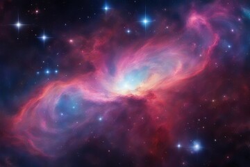 colorful space galaxy cloud nebula stary night cosmos universe science astronomy