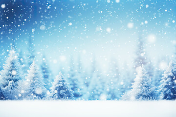 Winter christmas background