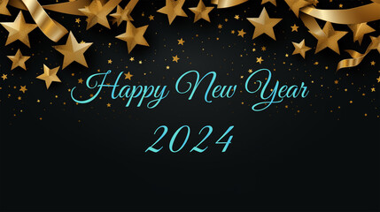 happy new year 2024 banner