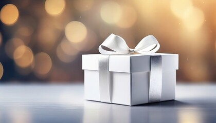 White christmas gift box