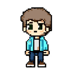 boy, pixel art, rpg maker